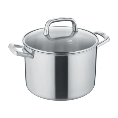 Tricion Kochtopf 24 cm mit Glasdeckel