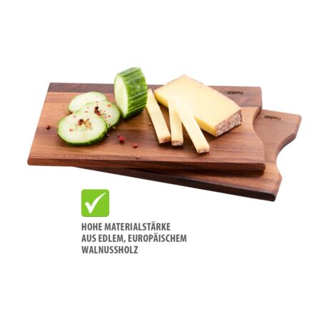 Frühstückbrettchen ENNO 2 Stück Walnussholz